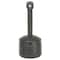 Cease-Fire. JUSTRITE Cease-Fire Cigarette Butt Receptacle - 16-1/2 Dia.x38-1/2H - 4-Gallon Capacity - Black 26800D - alternate 1